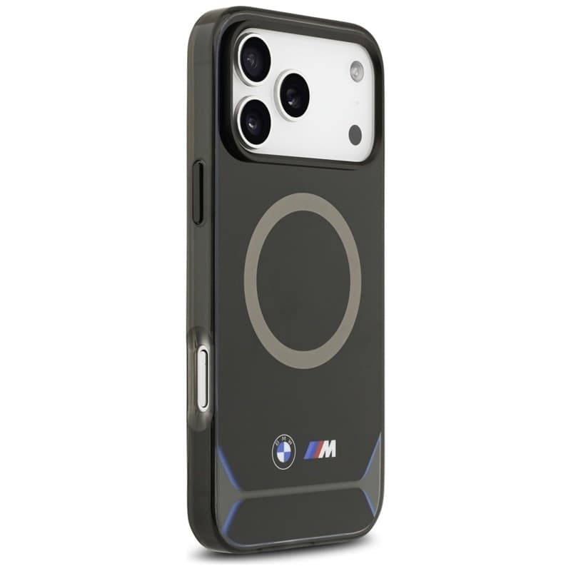 BMW M IML Metal Buttons & Logo MagSafe - Case iPhone 17 Pro Max (black-blue) - 4