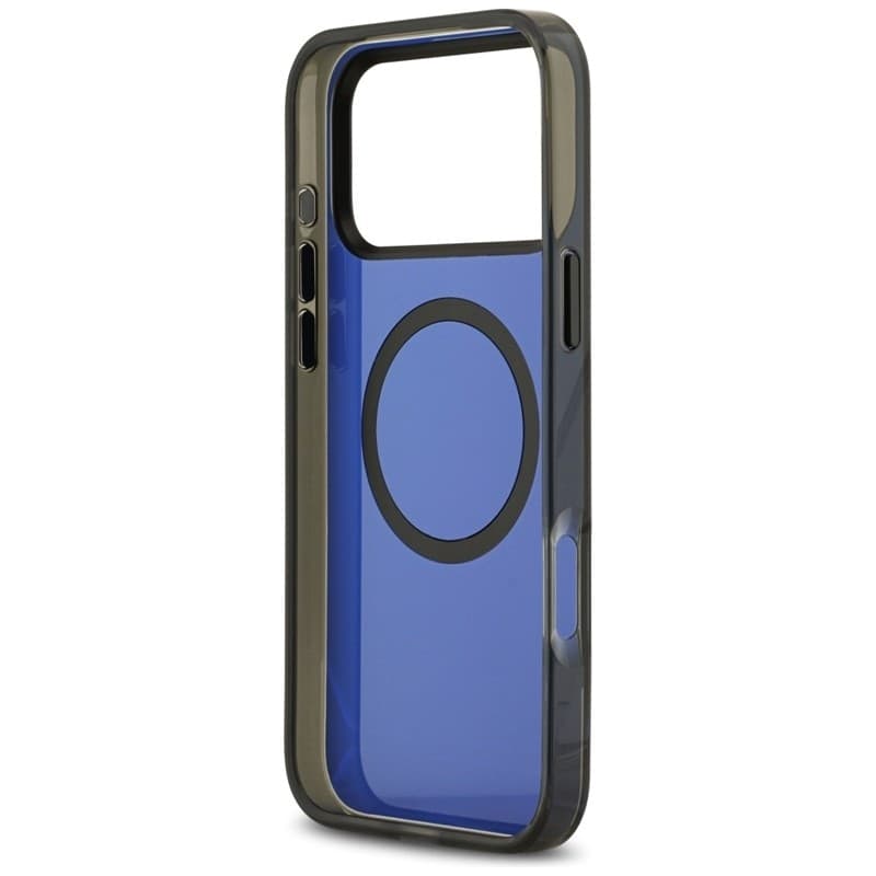 BMW M IML Metal Buttons & Logo MagSafe - Case iPhone 17 Pro Max (black-blue) - 7
