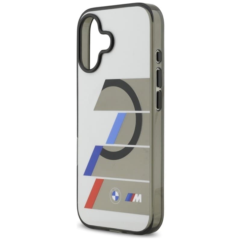 BMW M IML Metal Buttons Tricolor Lines MagSafe - Case iPhone 17 (anthracite) - 6