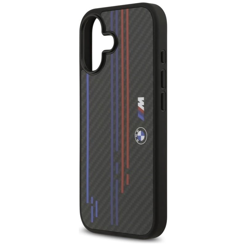 BMW M Kevlar Lines & Logo MagSafe - Custodia per iPhone 17 (Nero) - 5