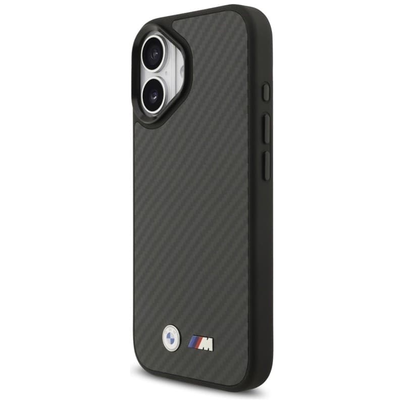 Custodia BMW M Kevlar Matt MagSafe per iPhone 17 (nera) - 2