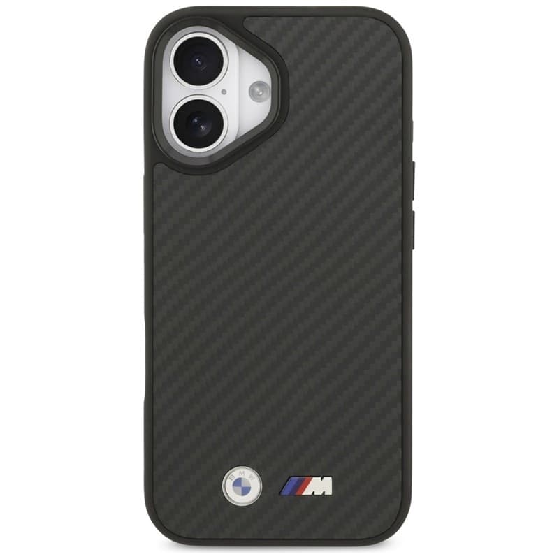 Custodia BMW M Kevlar Matt MagSafe per iPhone 17 (nera) - 3