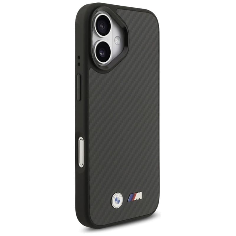 Custodia BMW M Kevlar Matt MagSafe per iPhone 17 (nera) - 4