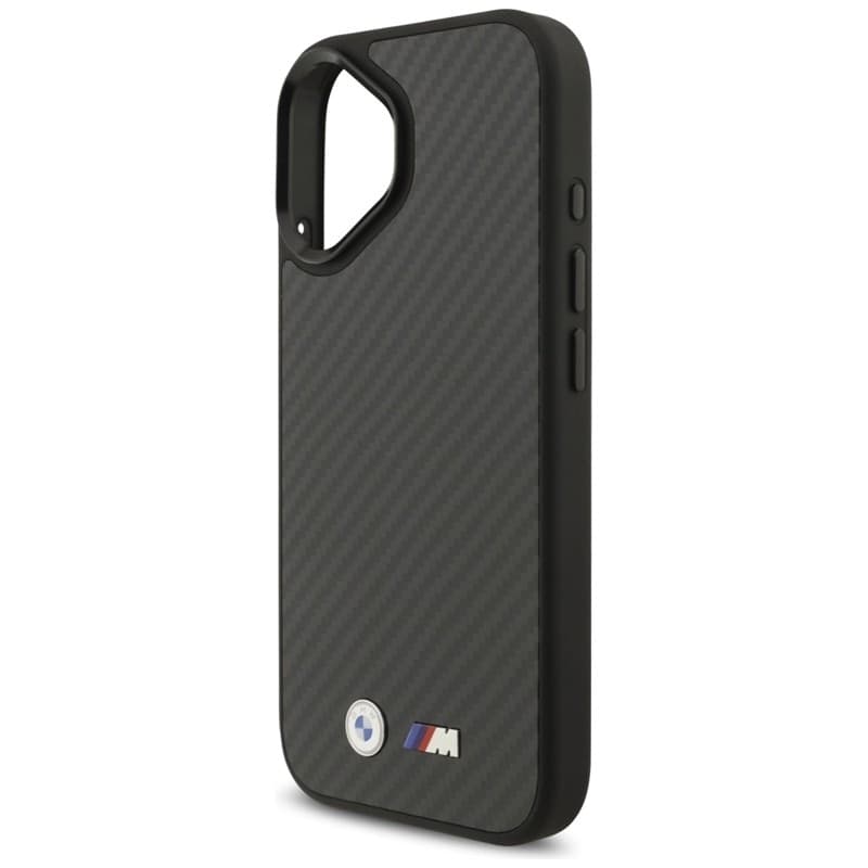 Custodia BMW M Kevlar Matt MagSafe per iPhone 17 (nera) - 6