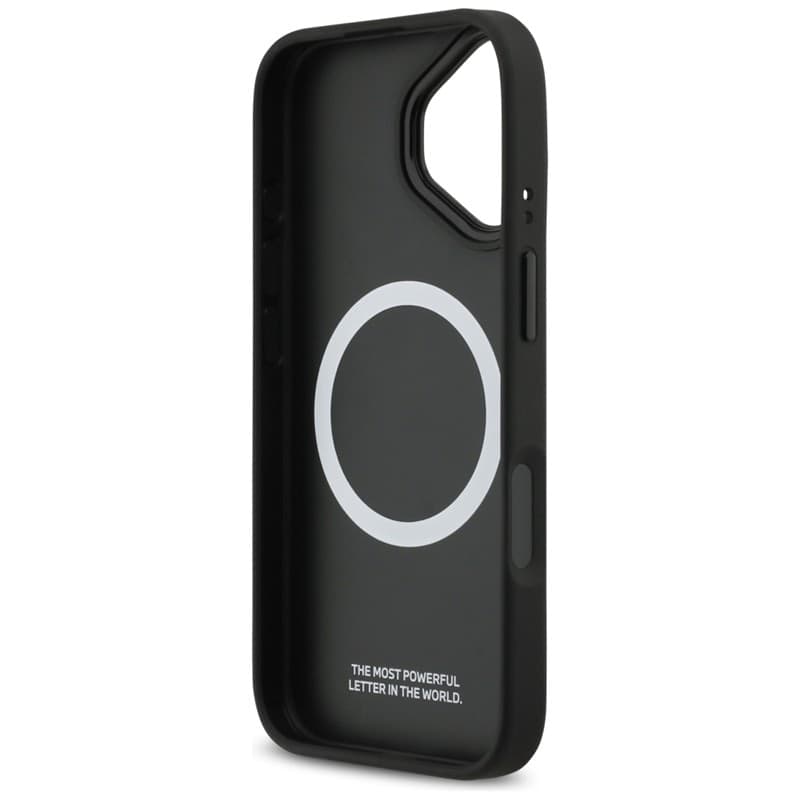 Custodia MagSafe con logo BMW M a strisce perforate per iPhone 17 (blu) - 7