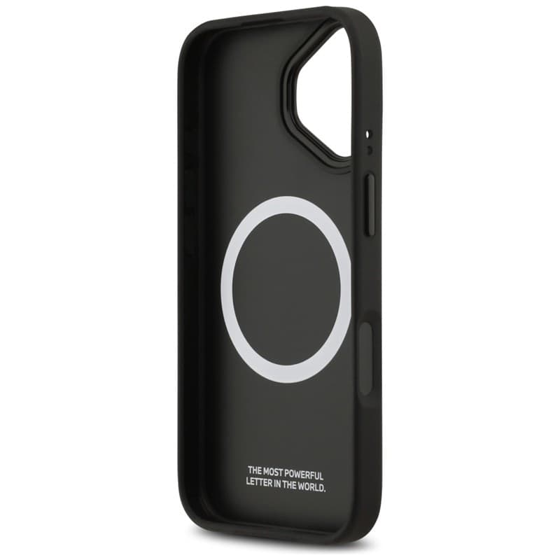 Custodia MagSafe per iPhone 17 con logo tricolore in metallo BMW M (grigio) - 7