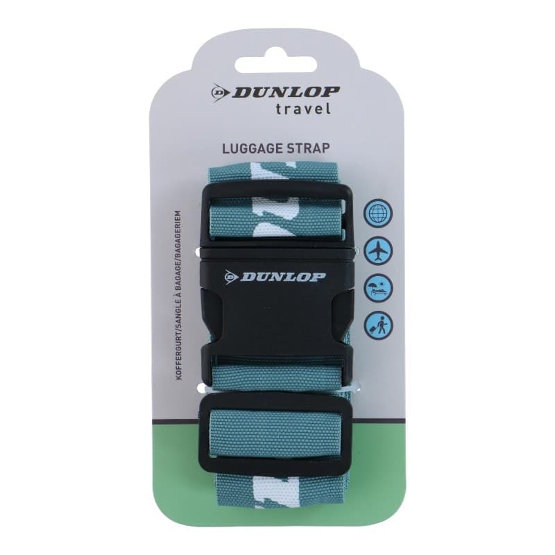 Dunlop - Luggage strap with buckle 180x5 cm (Turquoise) - 2
