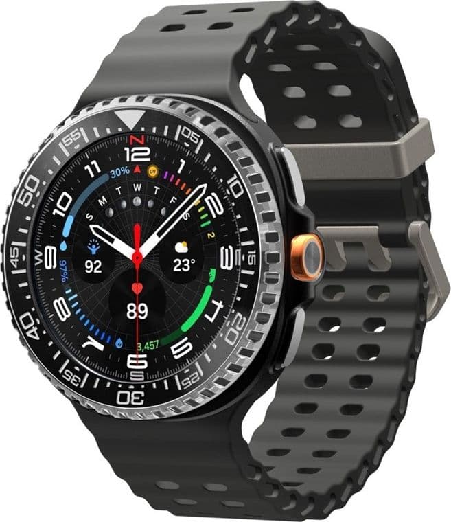 Spigen Bezel Tune Pro Diver - Custodia/Anello protettivo per Samsung Galaxy Watch 8 Classic 46 mm (Argento) - 2