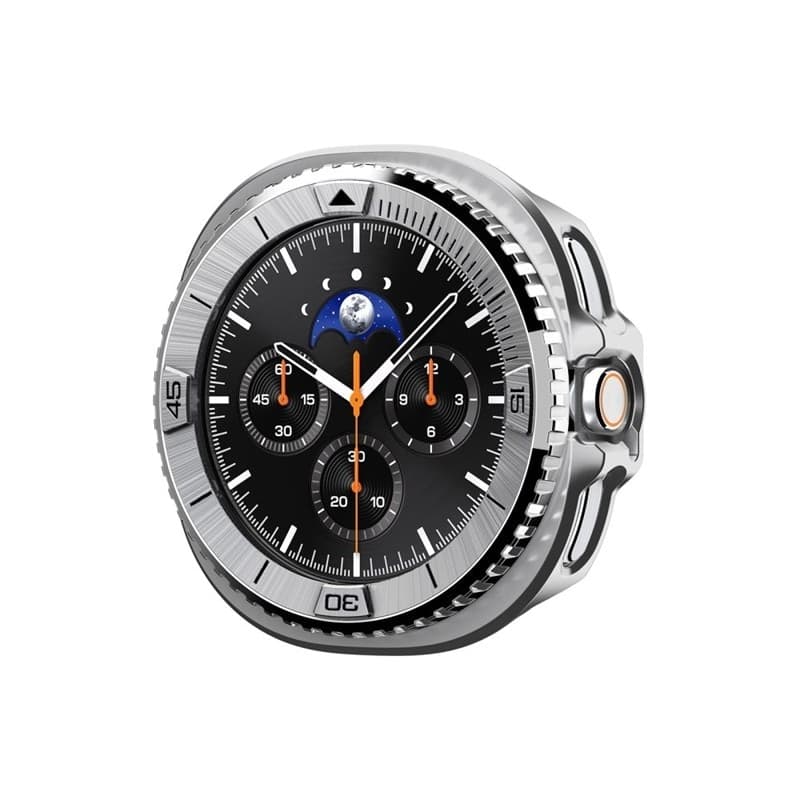 Spigen Bezel Tune Pro Pilot - Custodia/Anello protettivo per Samsung Galaxy Watch 8 Classic 46 mm (Argento) - 2