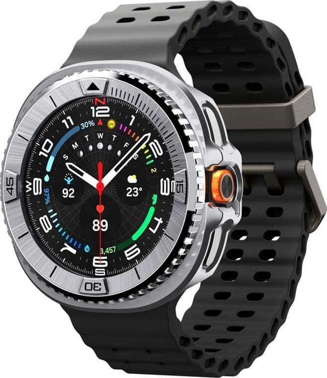Spigen Bezel Tune Pro Pilot - Custodia/Anello protettivo per Samsung Galaxy Watch 8 Classic 46 mm (Argento) - 3