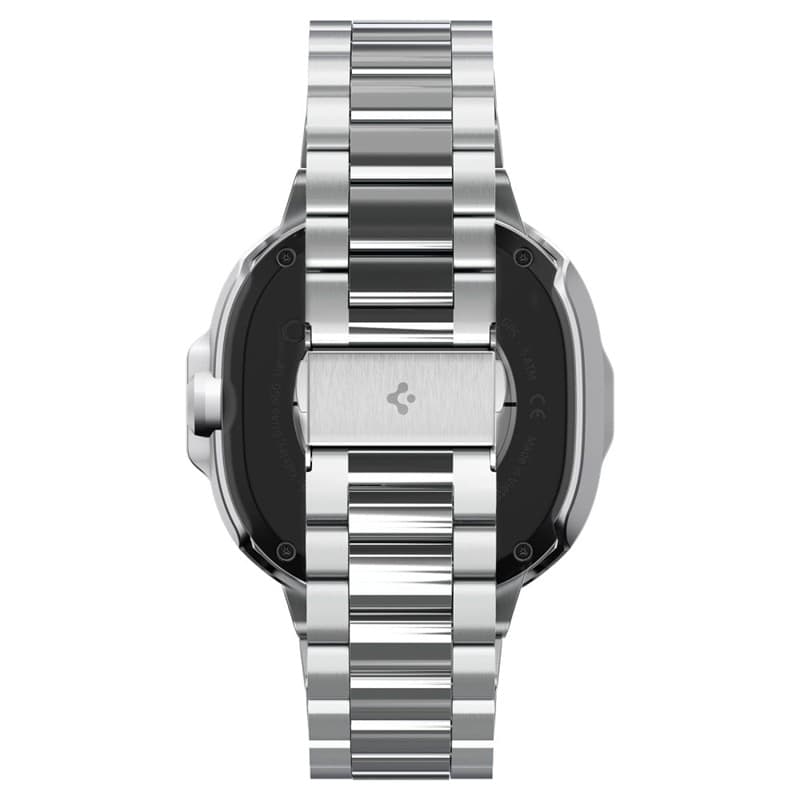 Spigen Bezel Tune Pro Pilot - Custodia/Anello protettivo per Samsung Galaxy Watch 8 Classic 46 mm (Argento) - 6