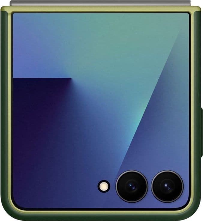 Spigen Nano Pop Mag MagSafe - Custodia per Samsung Galaxy Z Flip 7 (Avo Green) - 3