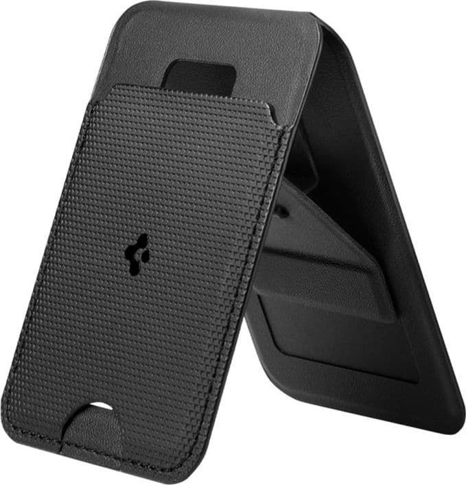 Spigen S314-1 Slim Fold Tripod MagSafe - Portafoglio magnetico con funzione di supporto (nero) - 10