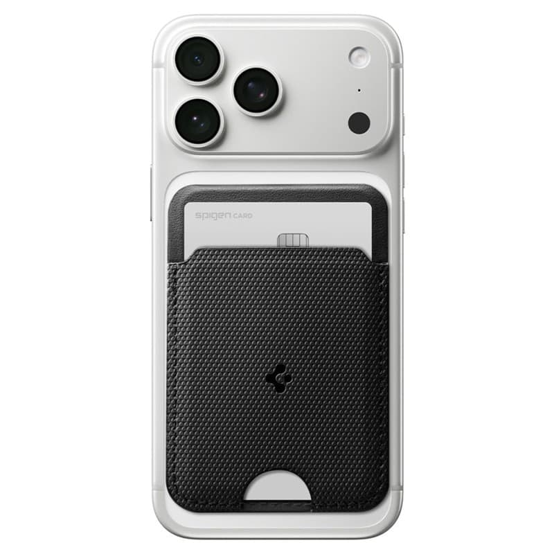 Spigen S314-3 Slim Fold Tripod MagSafe - Portafoglio magnetico con funzione di supporto (nero) - 3
