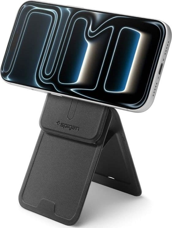 Spigen S314-3 Slim Fold Tripod MagSafe - Portafoglio magnetico con funzione di supporto (nero) - 8