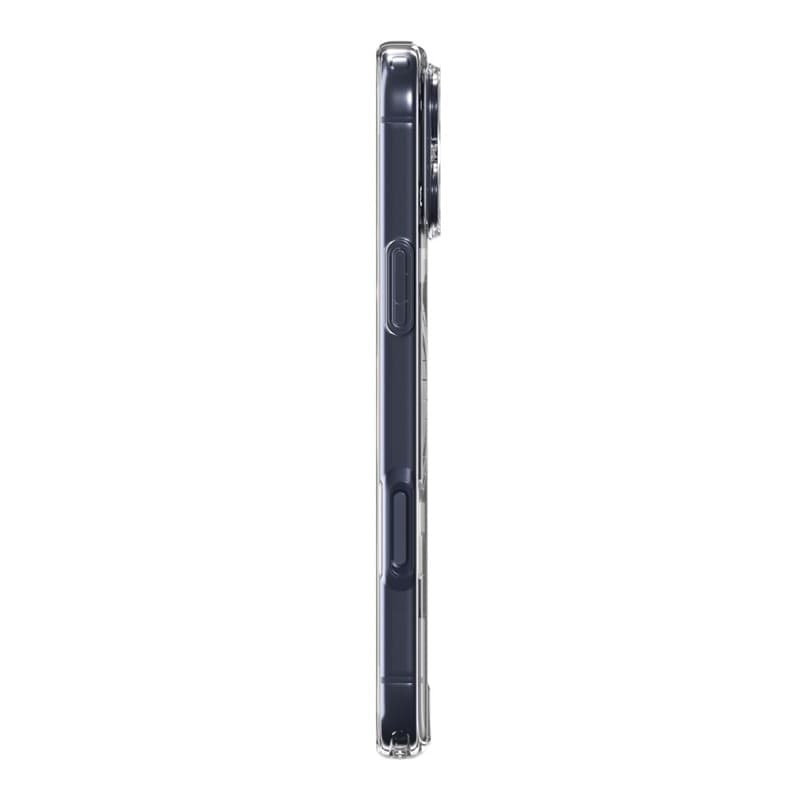 Spigen Ultra Hybrid Mag MagSafe - Custodia per iPhone 17 Pro Max (Trasparente/Blu scuro) - 4