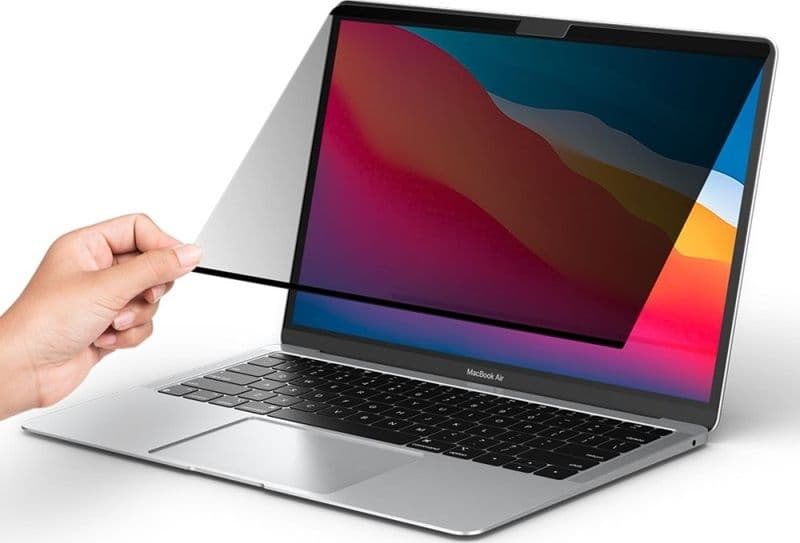 Spigen SafeView Privacy - Pellicola per la privacy per MacBook Air 13.6" M4 (2025) / M3 (2024) / M2 (2022) - 8