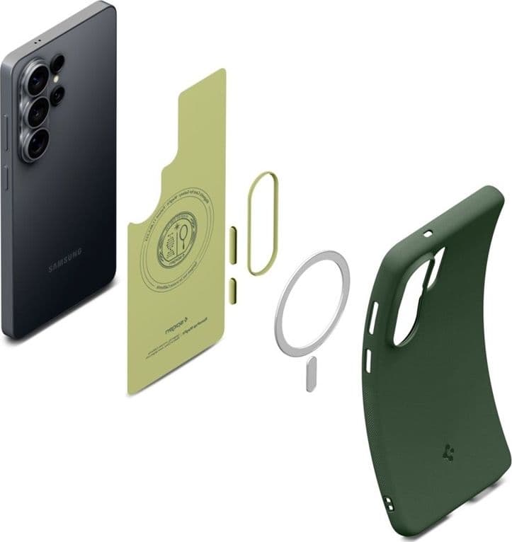 Spigen Nano Pop Mag MagSafe - Custodia per Samsung Galaxy S26 Ultra (Avo Green) - 7