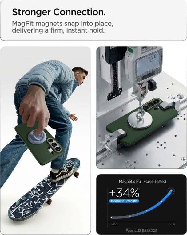 Spigen Nano Pop Mag MagSafe - Custodia per Samsung Galaxy S26 Ultra (Avo Green) - 10