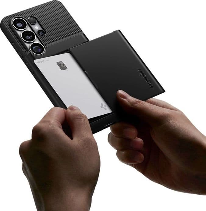 Spigen Slim Armor CS - Custodia per Samsung Galaxy S26 Ultra (Nero) - 5