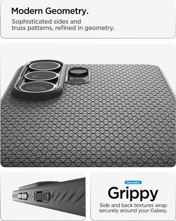 Spigen Liquid Air - Custodia per Samsung Galaxy S26 Ultra (grigio marmo) - 10