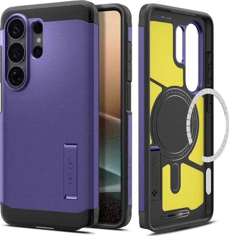 Spigen Tough Armor MagSafe - Custodia per Samsung Galaxy S26 Ultra (viola cenere) - 2