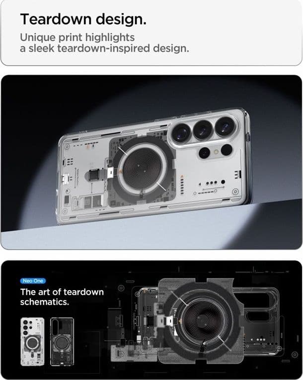 Spigen Ultra Hybrid Mag MagSafe - Custodia per Samsung Galaxy S26 Ultra (Neo One) - 8