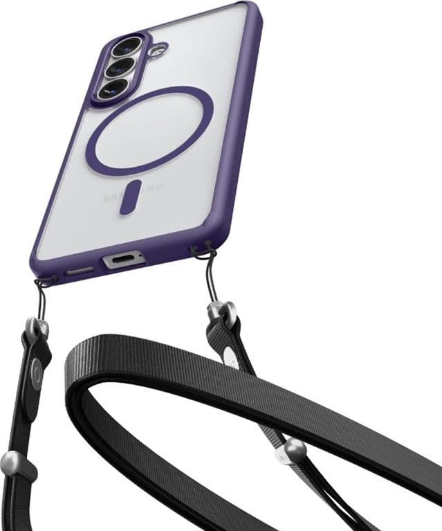 Spigen Ultra Hybrid Mag MagSafe - Custodia per Samsung Galaxy S26+ (viola intenso) - 3