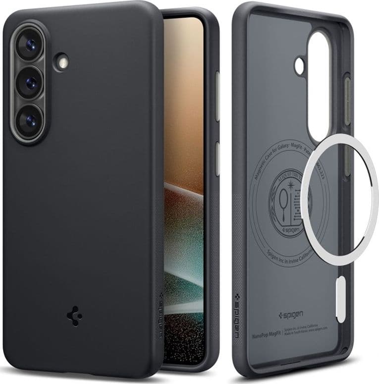 Spigen Nano Pop Mag MagSafe - Custodia per Samsung Galaxy S26 (Nero Sesamo) - 2