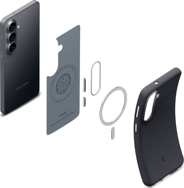 Spigen Nano Pop Mag MagSafe - Custodia per Samsung Galaxy S26 (Nero Sesamo) - 6