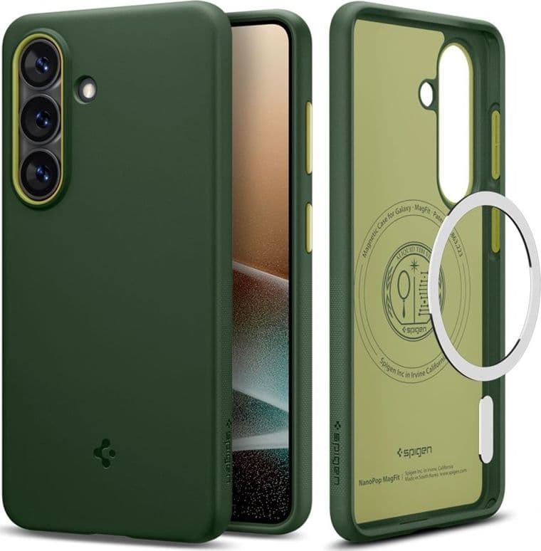 Spigen Nano Pop Mag MagSafe - Custodia per Samsung Galaxy S26 (Avo Green) - 2