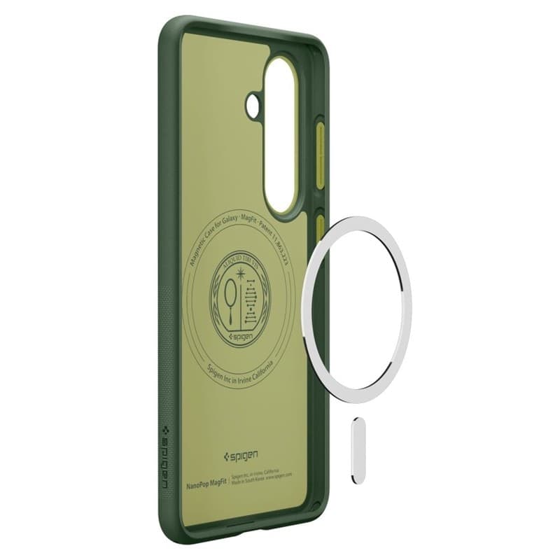 Spigen Nano Pop Mag MagSafe - Custodia per Samsung Galaxy S26 (Avo Green) - 5
