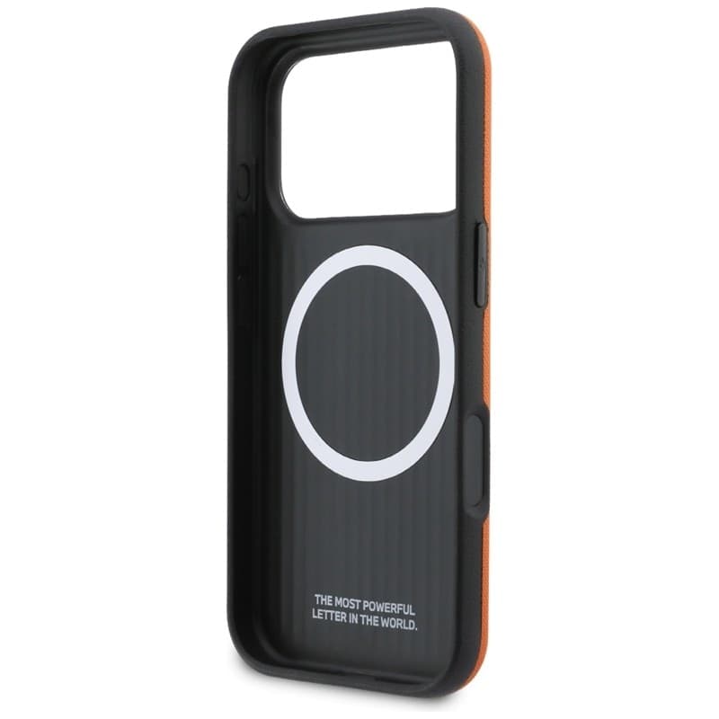 BMW M FW Logo Metal MagSafe - Case for iPhone 17 Pro (Orange) - 7