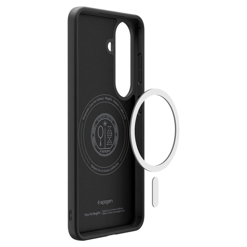 Spigen Thin Fit Mag MagSafe - Custodia per Samsung Galaxy S26 (Nero) - 7