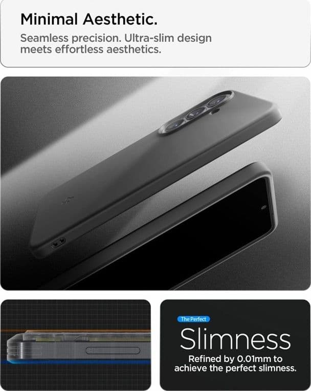 Spigen Thin Fit Mag MagSafe - Custodia per Samsung Galaxy S26 (Nero) - 10