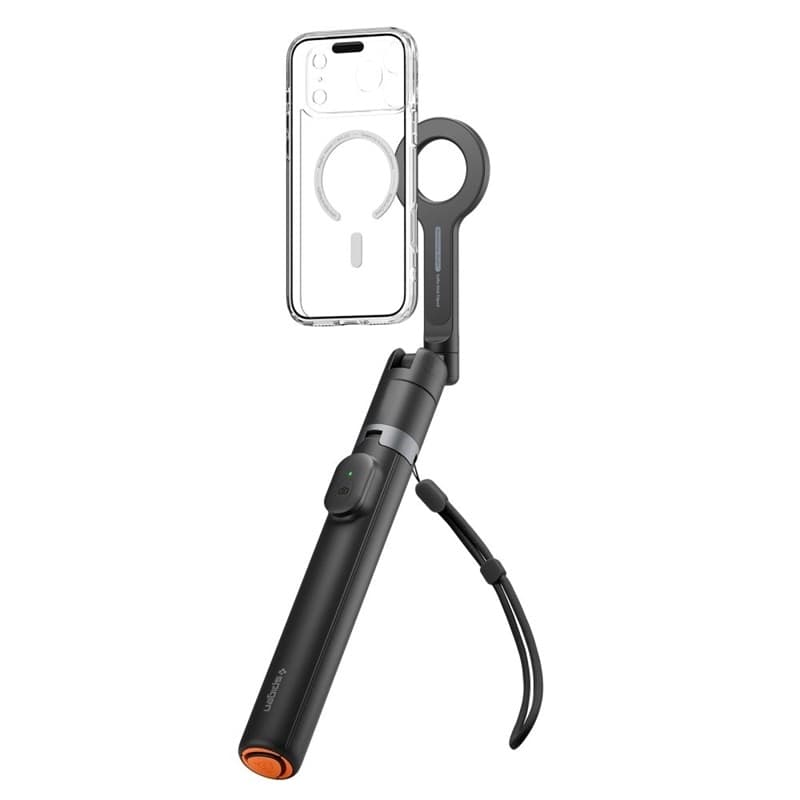 Spigen S582W MagSafe Bluetooth Selfie Stick Treppiede - Supporto per smartphone / Selfie stick (Nero) - 2