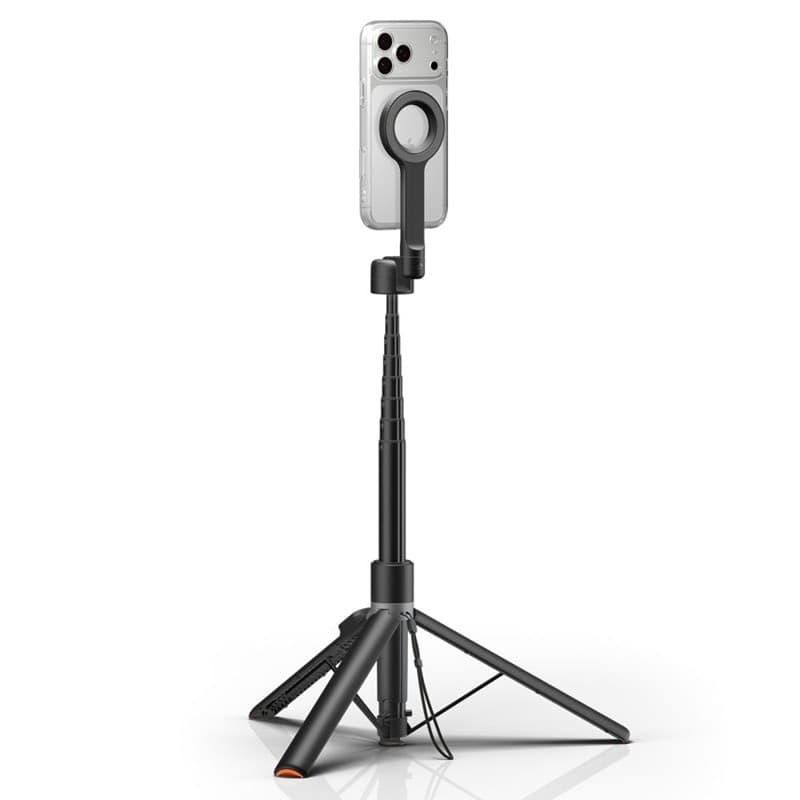 Spigen S582W MagSafe Bluetooth Selfie Stick Treppiede - Supporto per smartphone / Selfie stick (Nero) - 3
