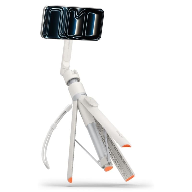 Spigen S582W MagSafe Bluetooth Selfie Stick Treppiede - Supporto per smartphone / Selfie Stick (Beige Dune) - 8