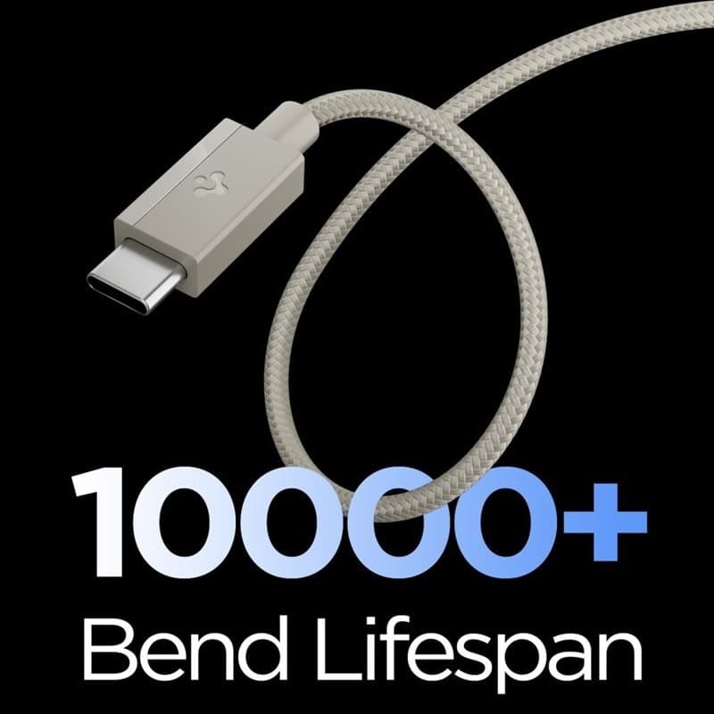 Spigen EB6015CC Essential - Cavo da USB-C a USB-C 60W 1,5 m (Titanio Naturale) - 3