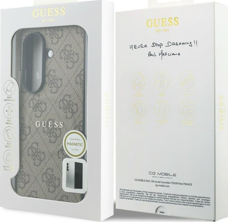 Guess 4G Classic MagSafe - Custodia per Samsung Galaxy Z Fold 8 Ultra (Marrone) - 7