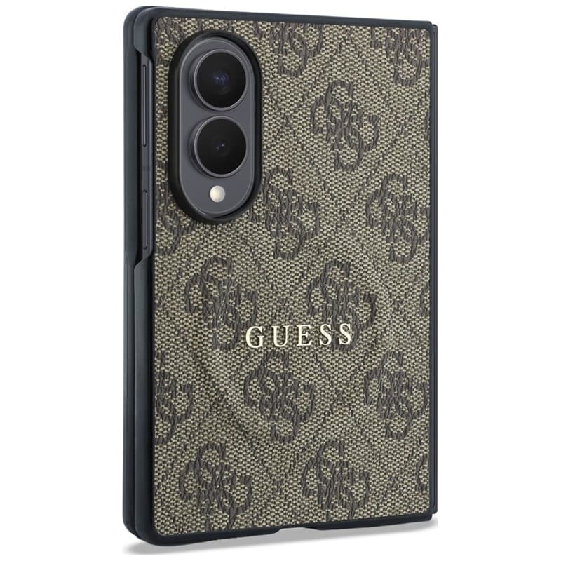Guess 4G Classic MagSafe - Custodia per Samsung Galaxy Z Fold 8 (Marrone) - 3