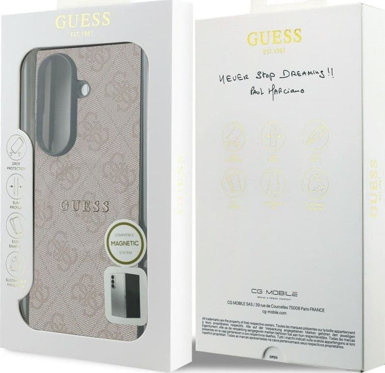 Guess 4G Classic MagSafe - Custodia per Samsung Galaxy Z Fold 8 Ultra (Rosa) - 7
