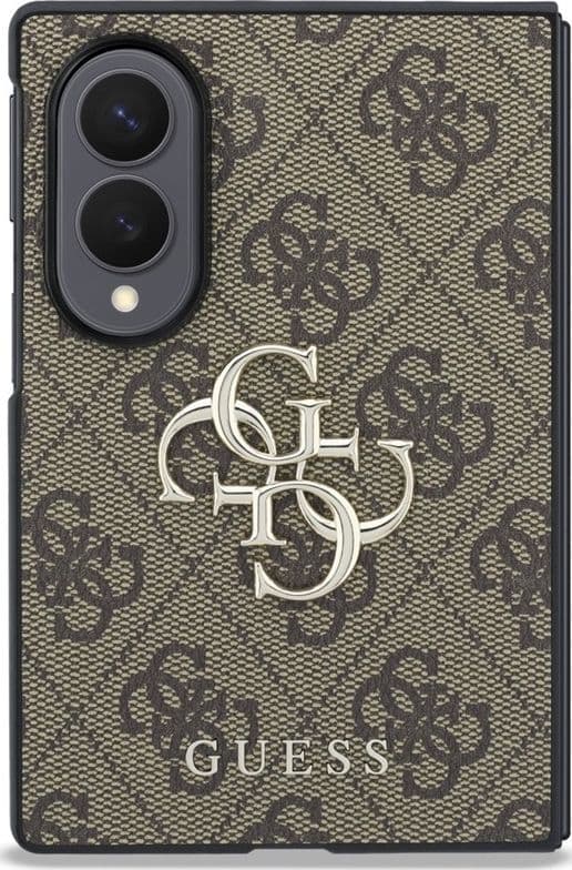 Guess Big 4G Logo - Cover per Samsung Galaxy Z Fold 8 (Marrone) - 2