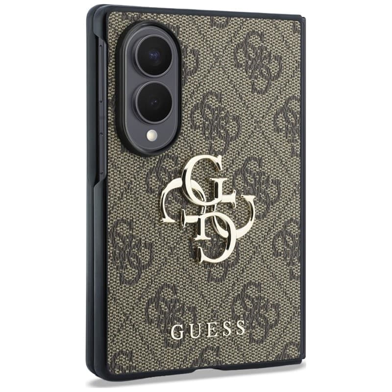 Guess Big 4G Logo - Cover per Samsung Galaxy Z Fold 8 (Marrone) - 3