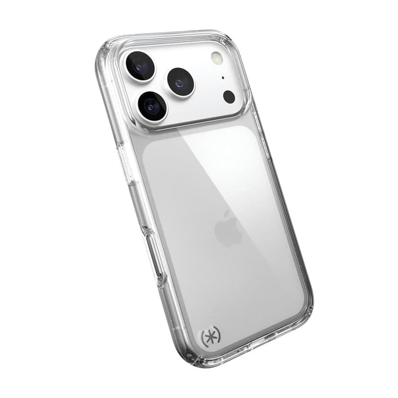 Speck Presidio Perfect Clear - Custodia per iPhone 18 Pro / 17 Pro (Trasparente) - 6