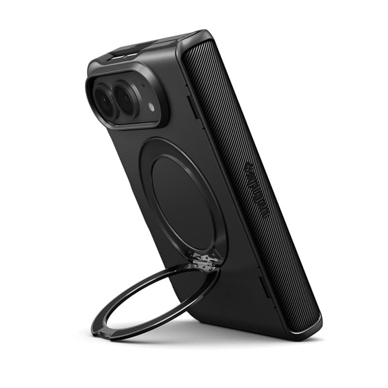 Spigen Slim Armor Pro S MagSafe - Custodia doppia per iPhone (nera) - 7