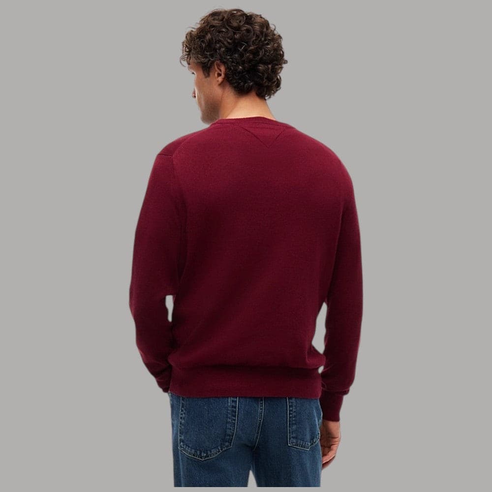 Pullover Tommy Hilfiger in cotone pima e cashmere con bandierina - 13