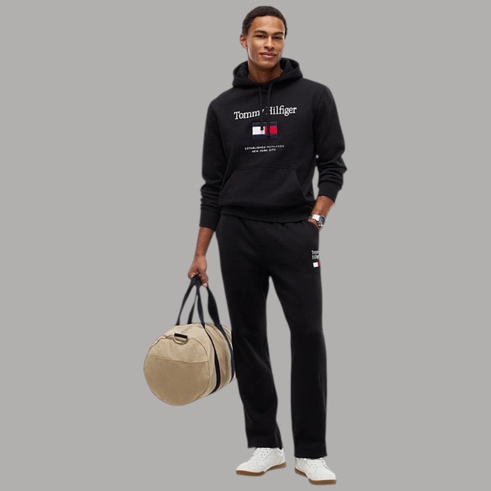 Pantaloni tuta Tommy Hilfiger Logo Embroidery con ricamo - 4