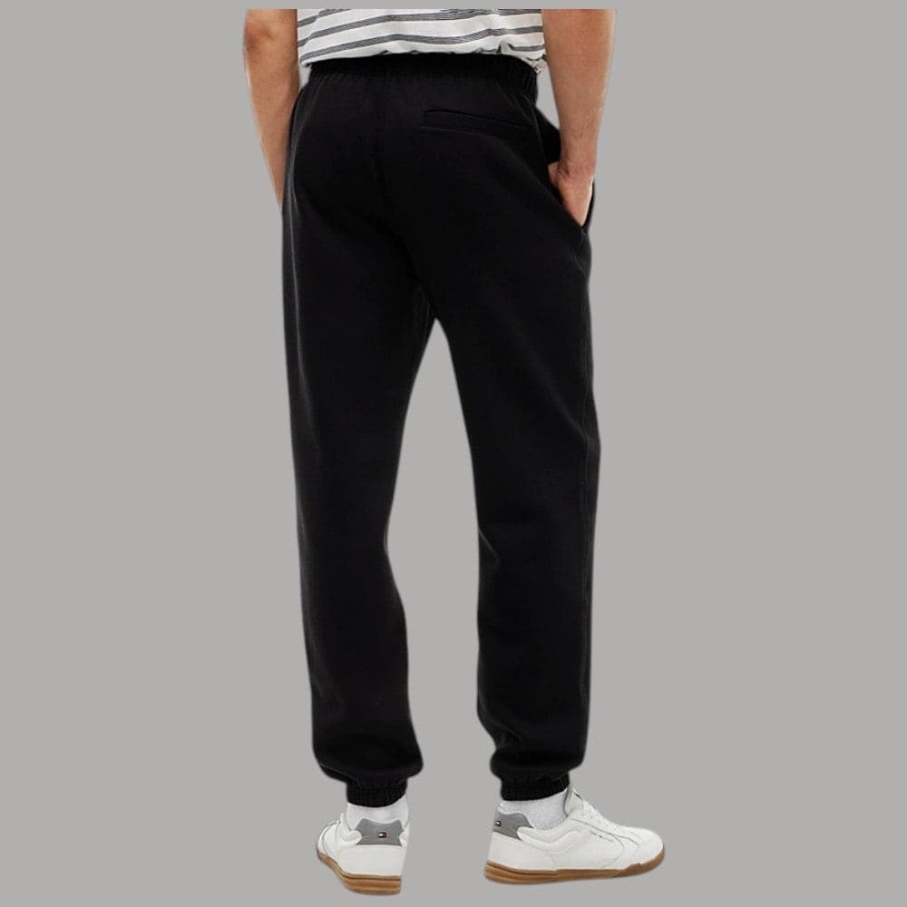Pantalone jogger Tommy Hilfiger con bandierina ricamata Nero - 3