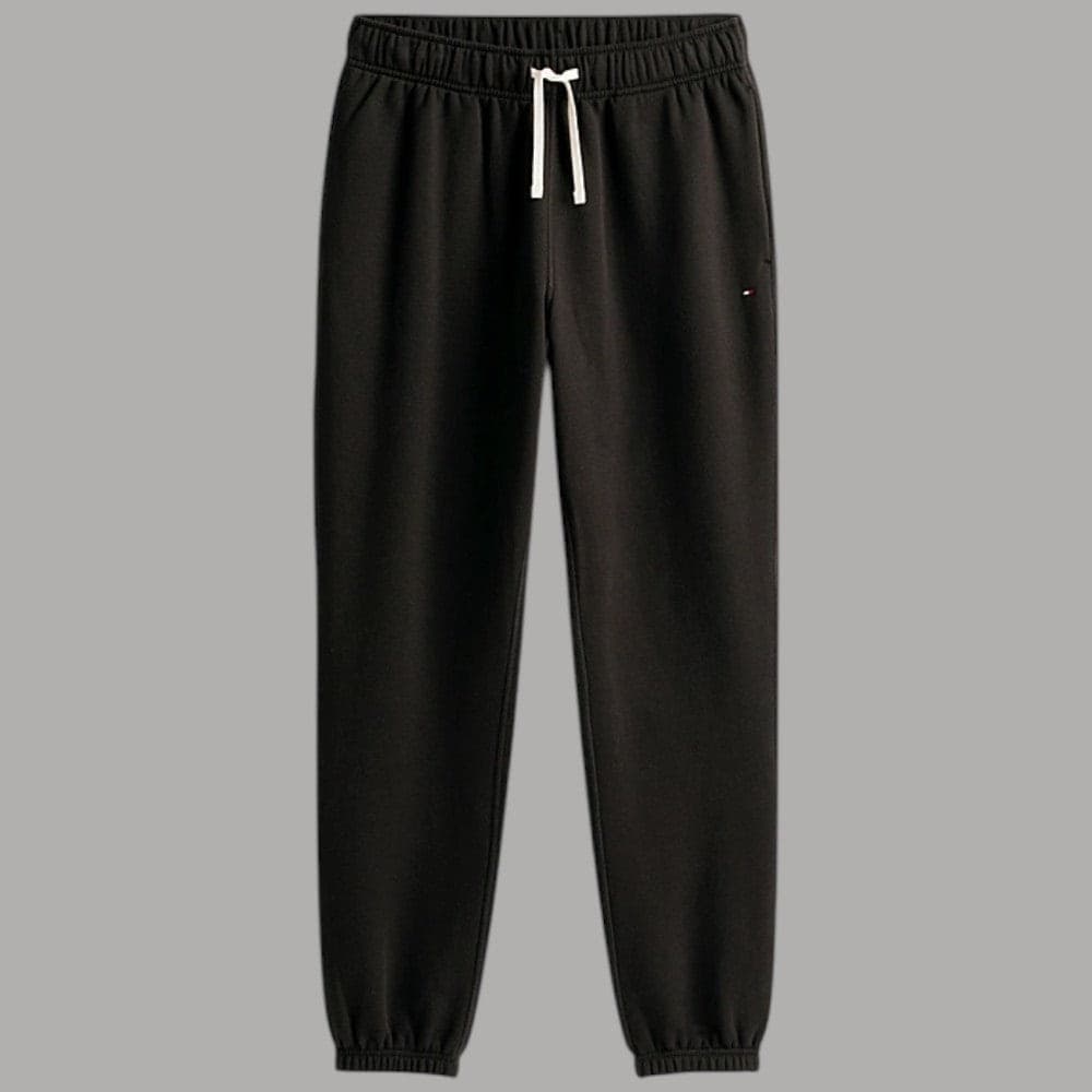 Pantalone jogger Tommy Hilfiger con bandierina ricamata Nero - 6